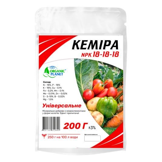 Кеміра NPK 18-18-18 — водорозчинне NPK-добриво