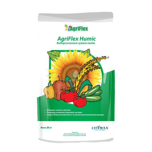 Agriflex Humic (Гумат калію) — гуміновий біостимулятор CityMax