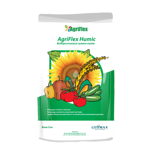 Agriflex Humic (Гумат калію) — гуміновий біостимулятор CityMax