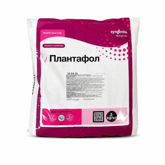 PLANTAFOL 10-54-10 — водорозчинне листкове NPK-добриво Valagro